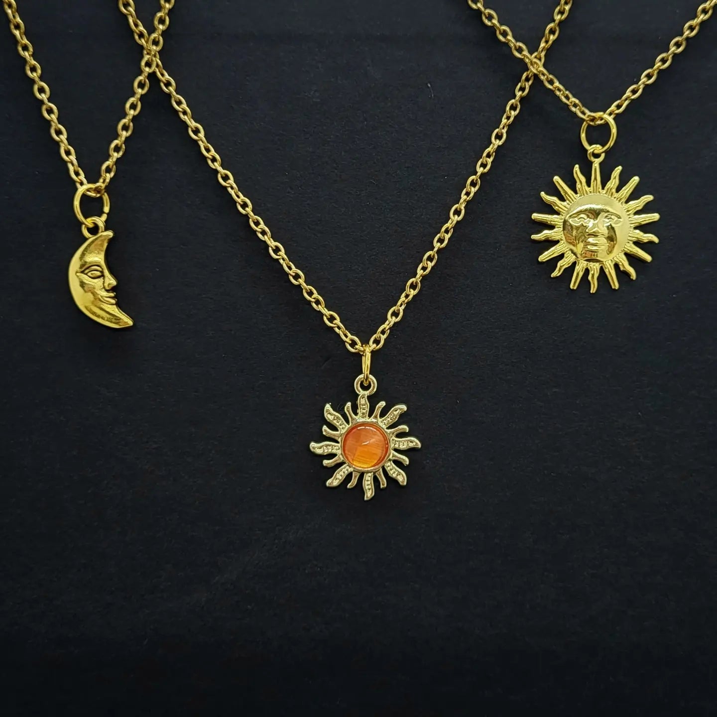 Sun or Moon Necklace